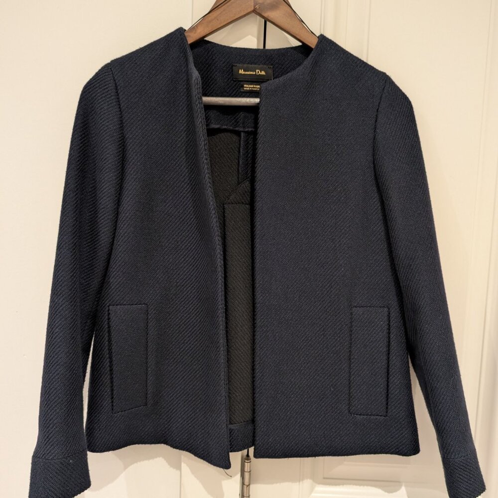 Marine blue jacket